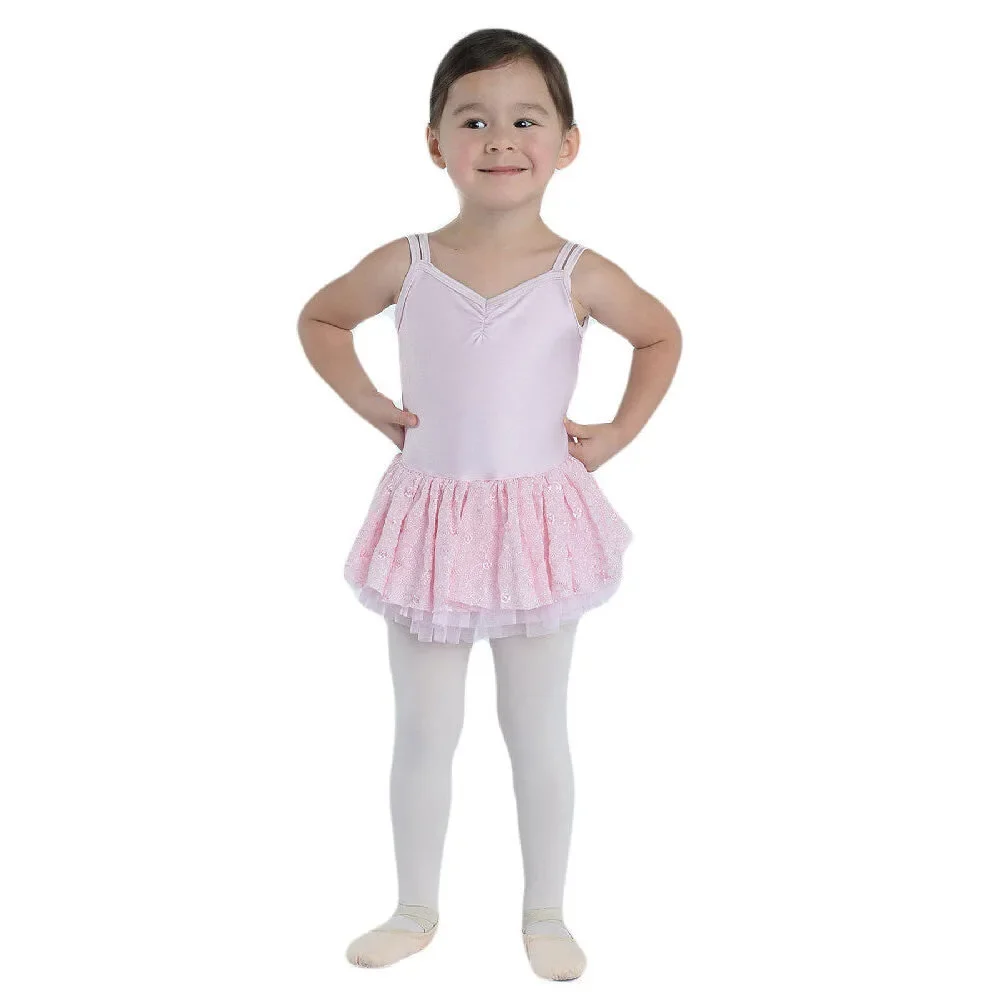 Pre-Owned Dance Tutu Dress DanzNMotion 19205C Small Child Lt Blue Ballet Tap